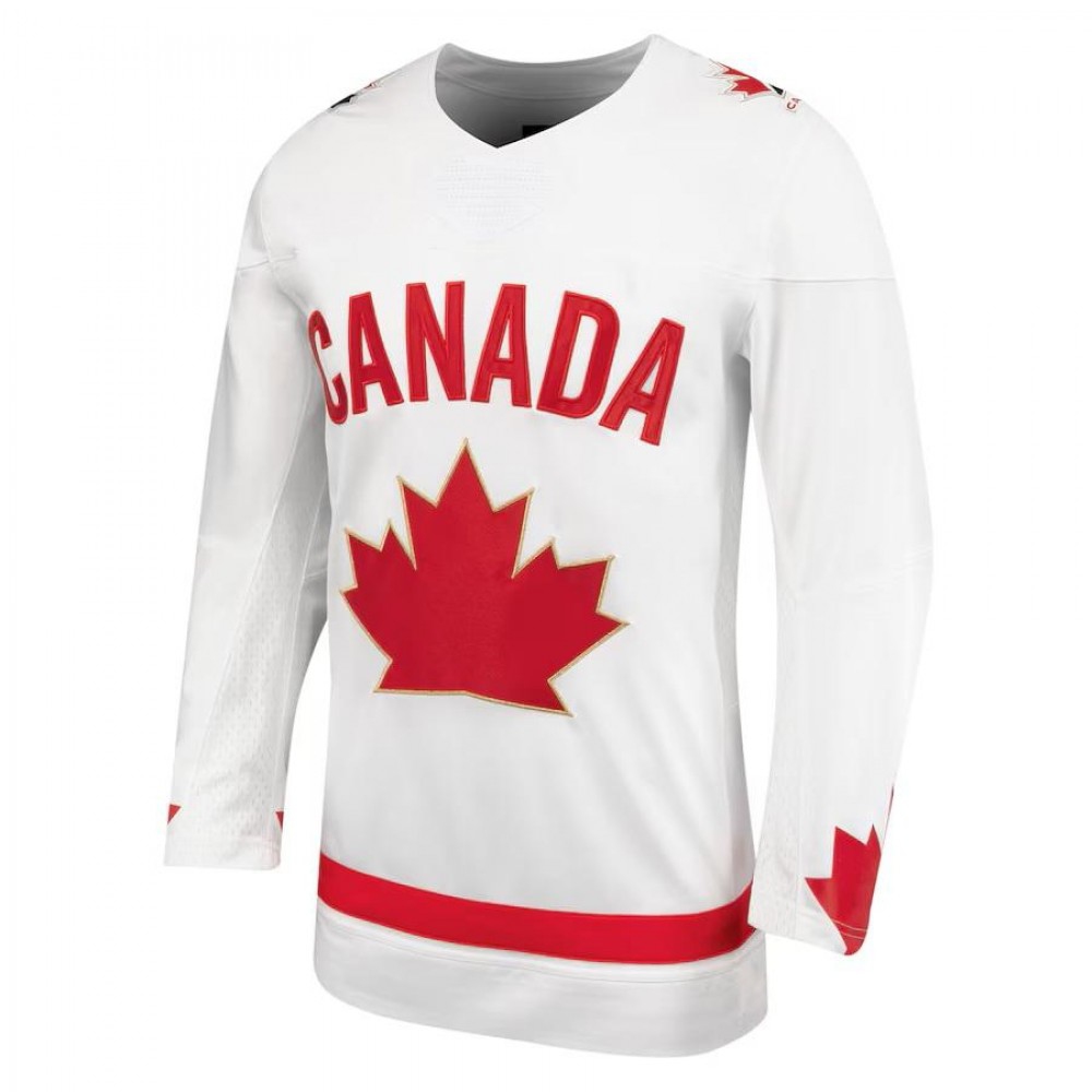 Unisex Blank White Hockey Canada Alternate Replica Jersey-Pro Kit Vault | Brand New 26/27 Sports Jerseys